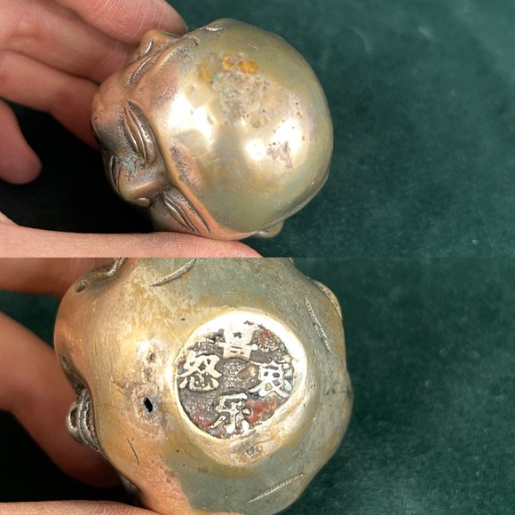 Vintage Brass Buddhist Zen Fengshui Decor - Picture 8 of 8